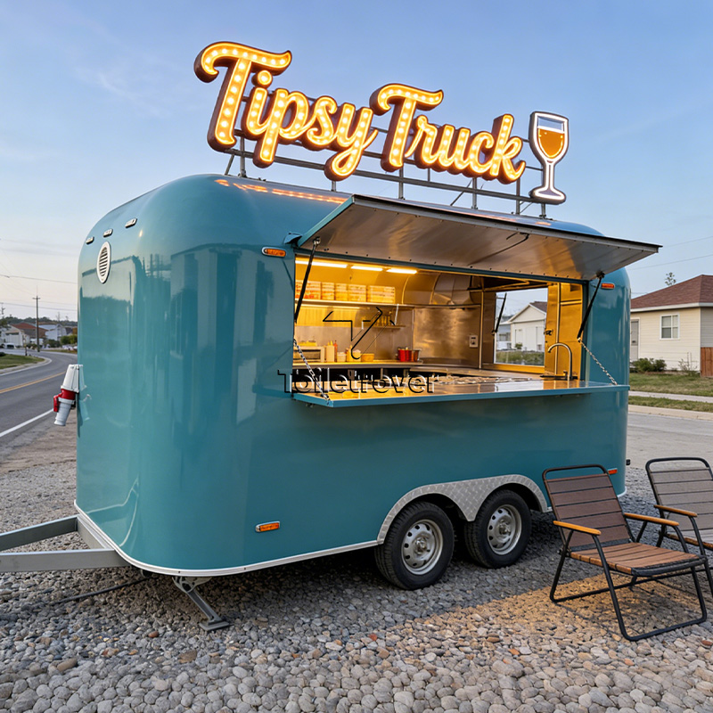 Quality Food Snacks - Truk Makanan Fiberglass Buatan Khusus Trailer