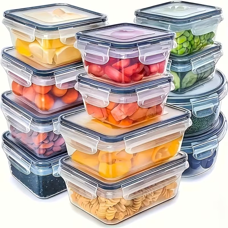 Dry Food Snacks - 4 Wadah Penyimpanan Makanan Transparan dengan