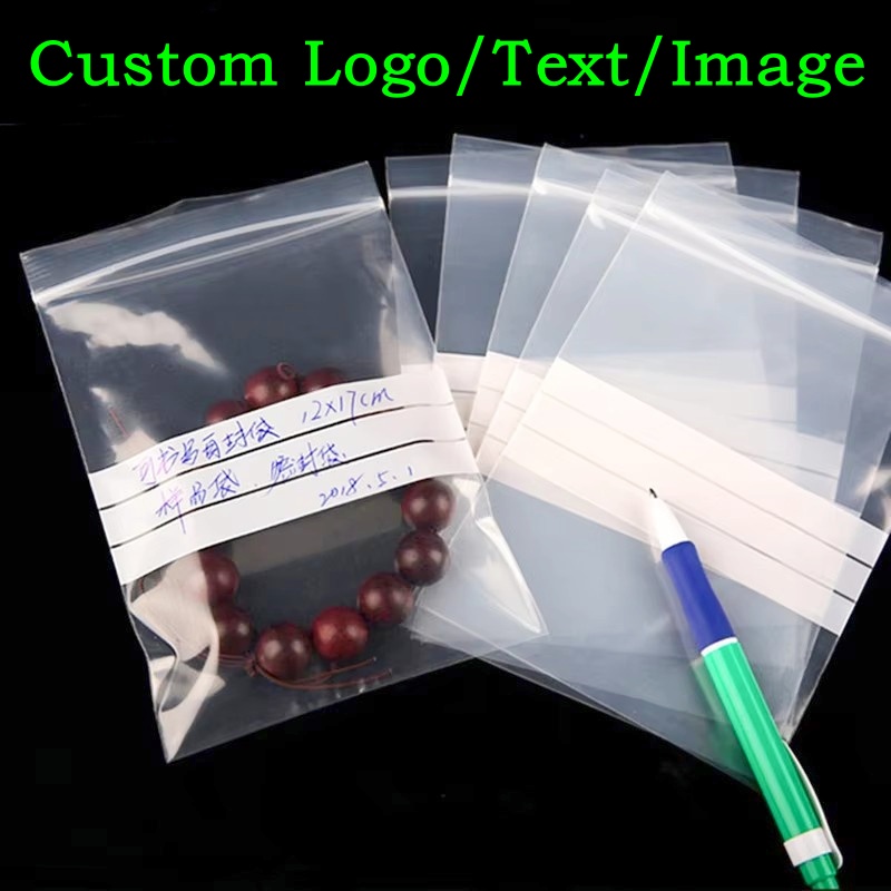 200PCS Kantong Plastik PE Tran - Food Snacks Party ulasan dan harga