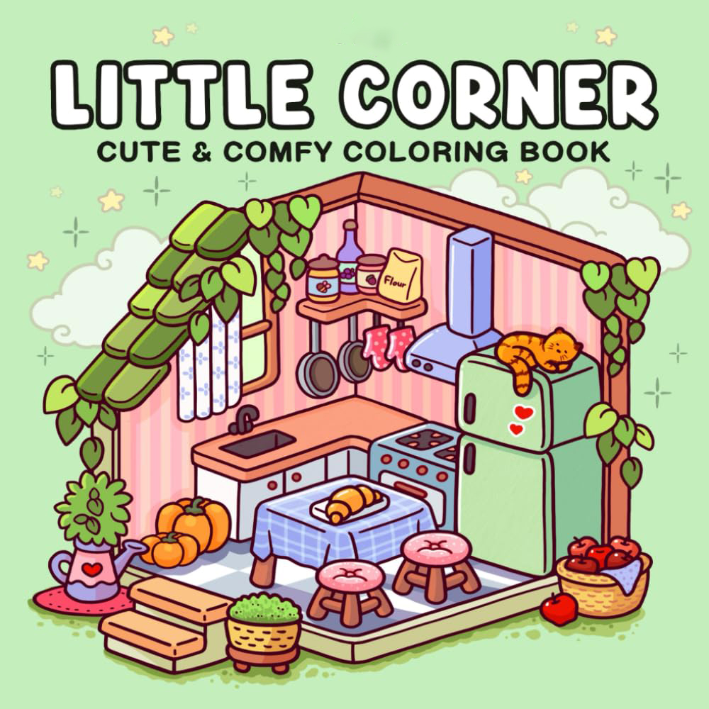 Buku mewarnai sudut kecil lucu - Food Y Snacks Coloring Book ulasan dan harga