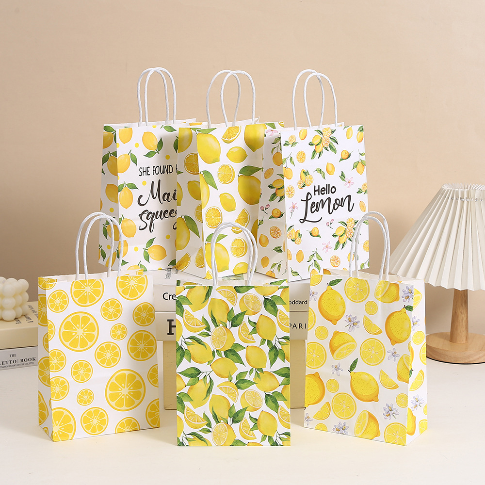 6 Buah Tas Hadiah Kertas Makan - Food Snacks Party ulasan dan harga